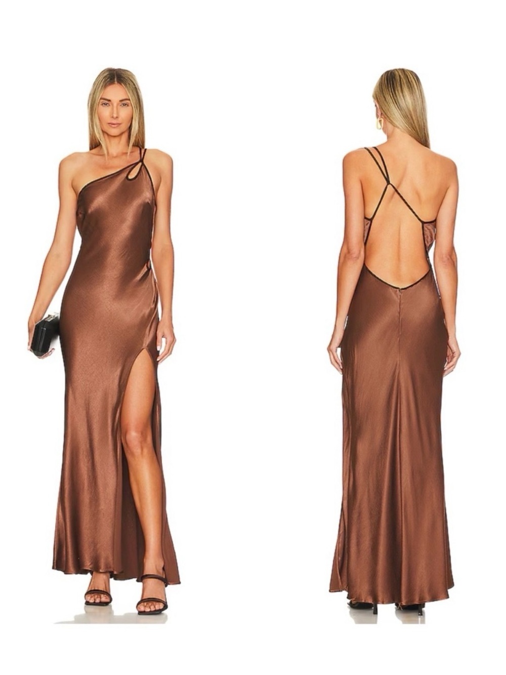 Bec + Bridge Kehlani Maxi Dress in Chocolate Size 4